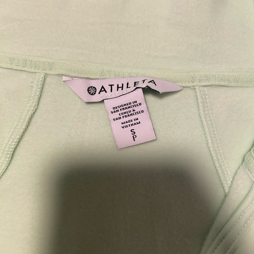 Athleta Mint Green Zip-Up Hoodie - Picture 3 of 4